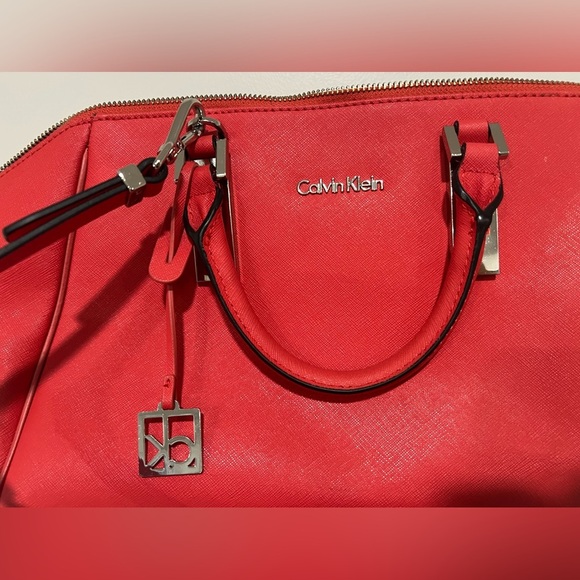 Calvin Klein Satchel/Top Handle Bag Red Bag - Picture 8 of 8